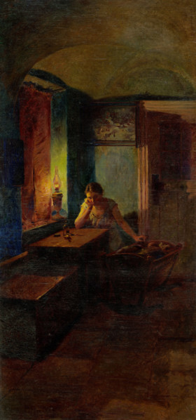 Over a Sick Child, 1908.