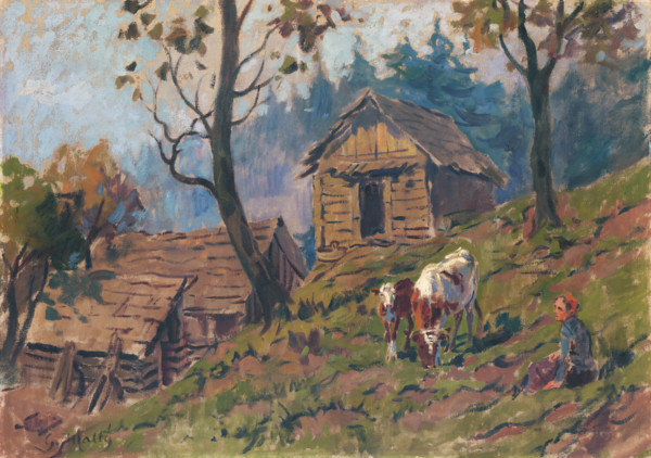 Near the Sheep Farm, around 1922.