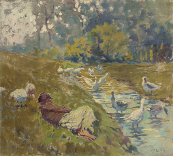 Geese Herder, around 1925.