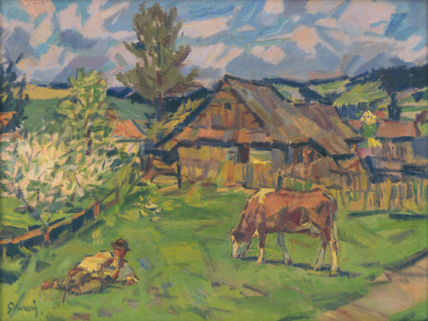 Spring in Zdiar, around 1936.