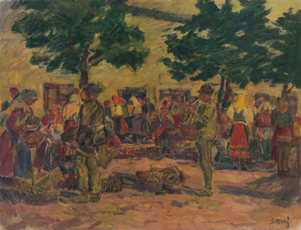 Pezinok Market, around 1935.