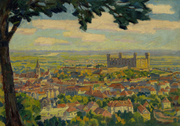 Bratislava from Nový Svet, around 1934.