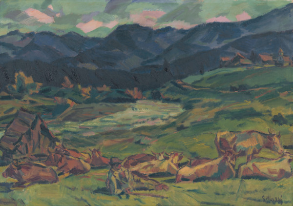 Resting in the Pasture, 1941.