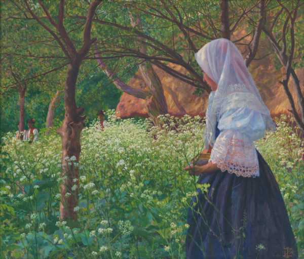 Girl in a Folk Costume, 1914.