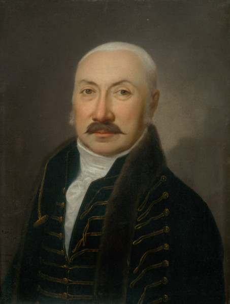 Portrait of a zeman, 1810. The word zeman originally denoted a member of low nobility.