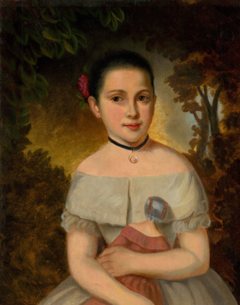 Girl with a doll, 1830.