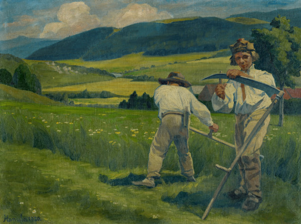 Reaping from the Field on St John's Day, 1926.