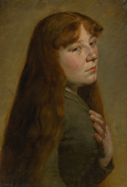 Study of a Woman from Three Quarters Profile, 1895-1896.