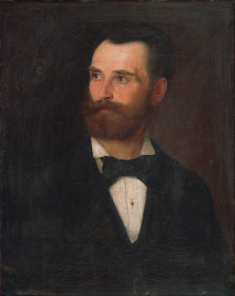 Portrait of a Man with Brown Beard, around 1880.