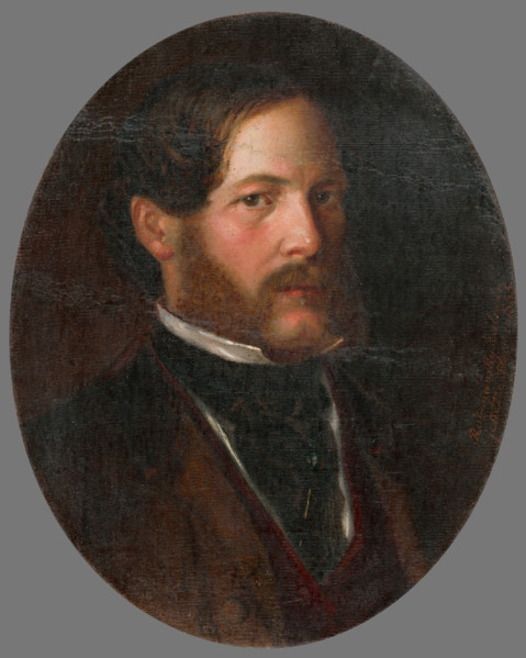 Portrait of Baron Gejza Mednyánszky, 1855.