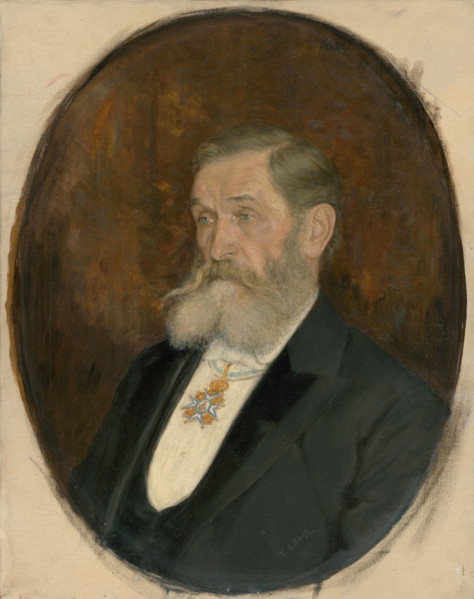 Portrait of S. H. Vajanský, 1912. Svetozár Miloslav Hurban (1847-1916) was a Slovak poet, lawyer