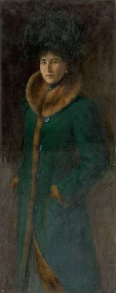 Portrait of Baroness Fleshová, 1901.