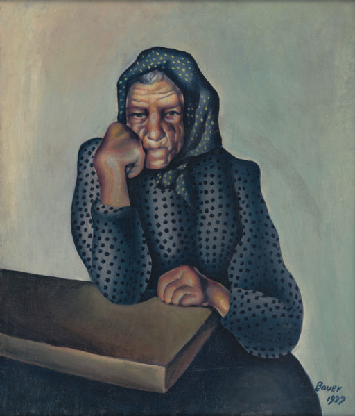 Worry (Old Woman Leaning on Arm), 1927.