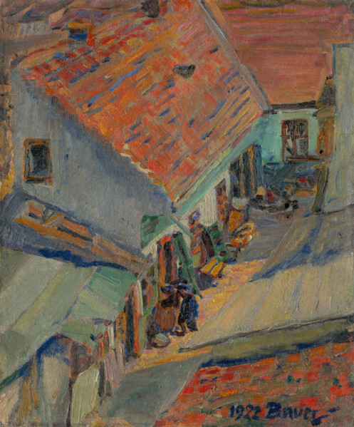 In front of the house, 1922.