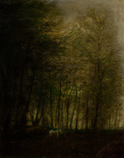 Wagon in the Woods, 1880-1900.