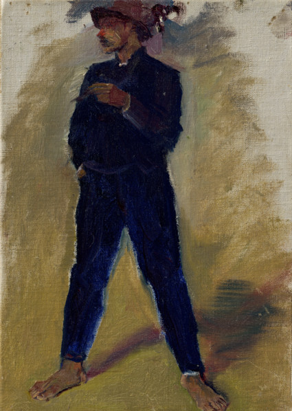 Groom Standing Astride, 1910-1914.