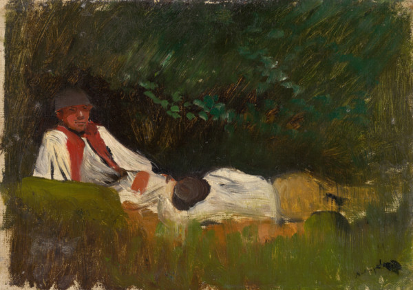 Resting Lovers, 1890-1900.
