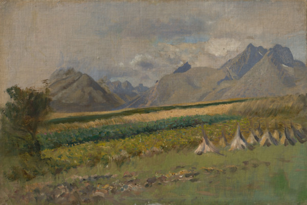 The High Tatras from Strázky, 1878-1880.