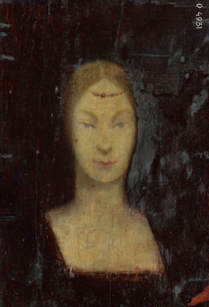 Head of a woman, c1900.