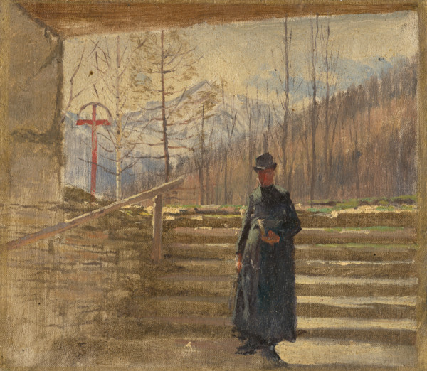 Study of Walking Priest, 1880-1900.