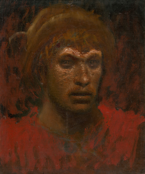 Head of a Rebel Dressed in Red, 1905-1915.
