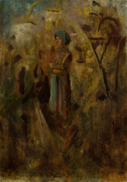 Girl in a Field, 1900-1910.
