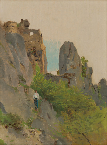 View of the Ruins of Súlov, 1875-1885.