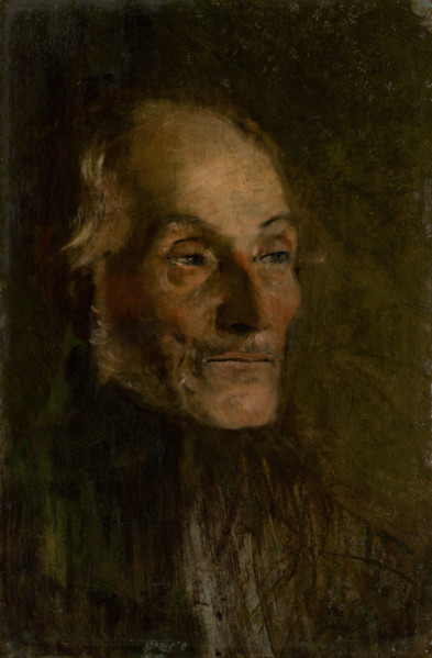Head Study of an Old Man, around 1890.