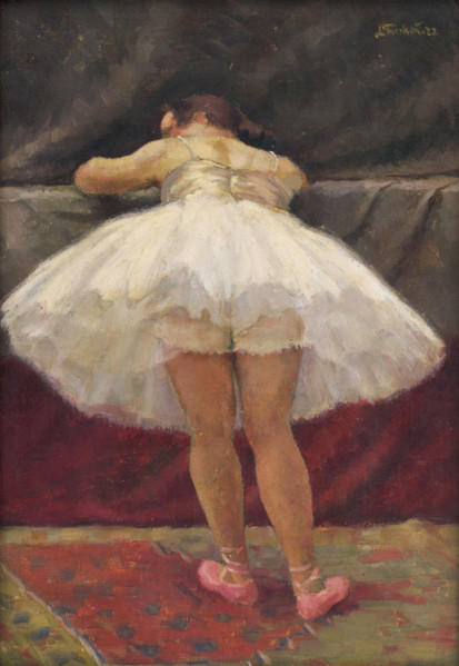 Resting ballet dancer, 1922.