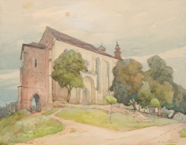 Minorite Church in Levoca, 1926.