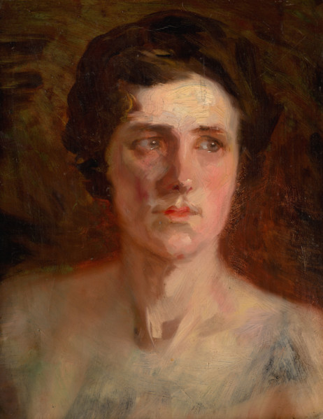 Head Study of a Woman, around 1890.