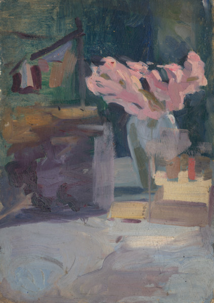 Spring Motif with a Bouquet, after 1900.