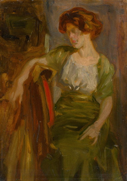 Study of a Seated Woman, around 1900.