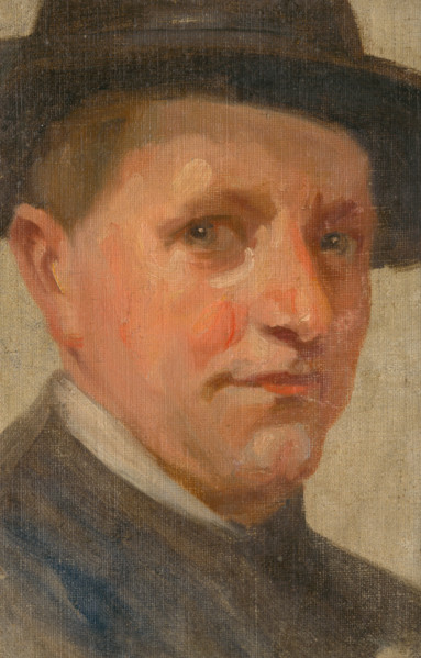 Head Study of a Man, around 1900.