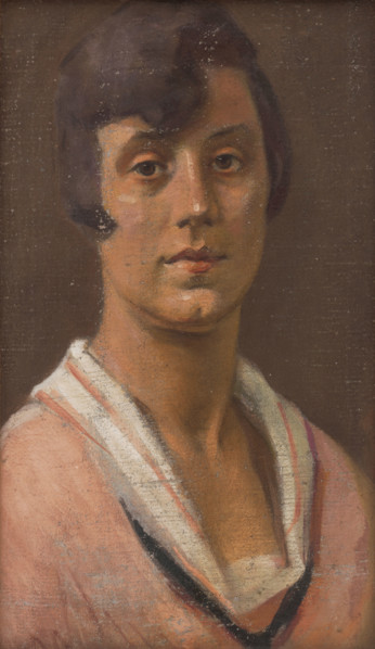 Portrait of a Young Woman, around 1920.