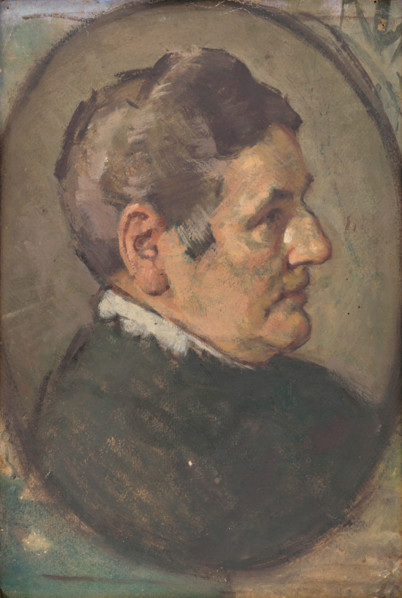 Portrait Study - Oval, around 1910.