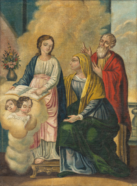 Virgin Mary, St. Anna, St. Joachim, 1840-1860.