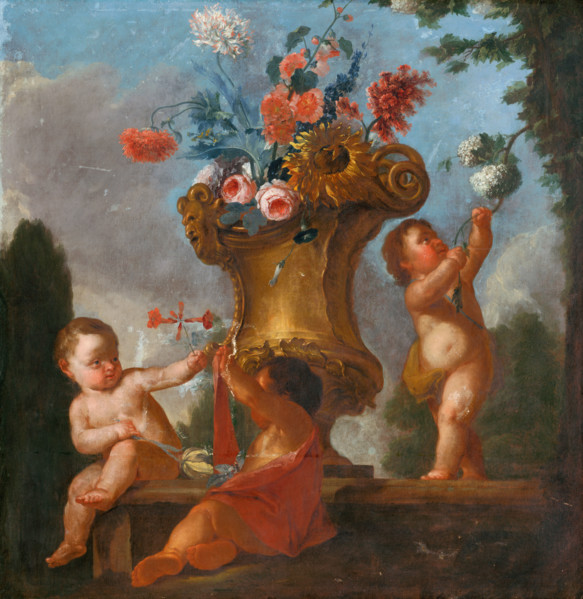 Angels with a Vase I, 1730-1760.