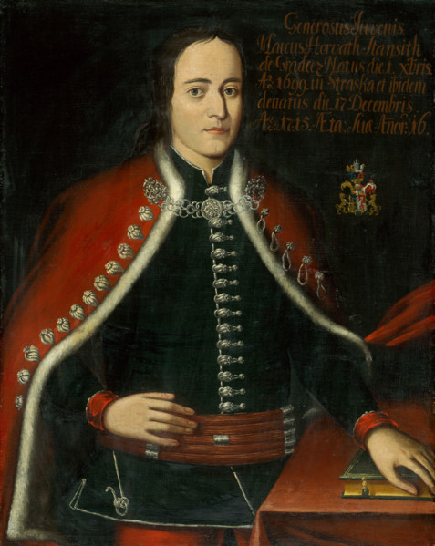 Marek Horváth-Stancic in Zeman Costume as a 16-Year-Old, 1715.