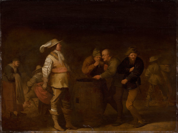 Soldiers divide their Booty, 1630.