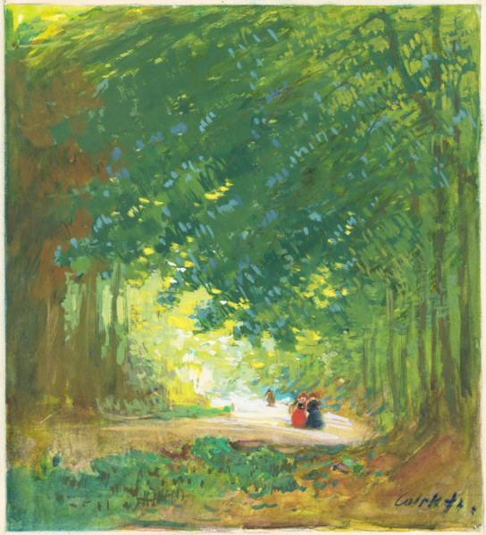 In the Park, 1890-1910.
