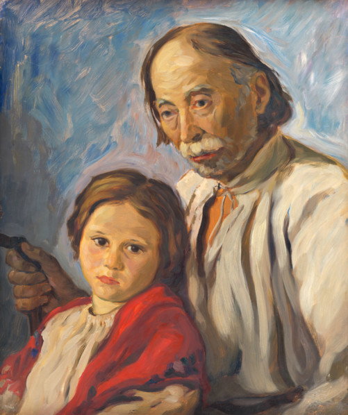 Old Man with a Granddaughter, 1939.