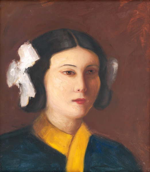 Portrait of Miss Vicková, around 1930.
