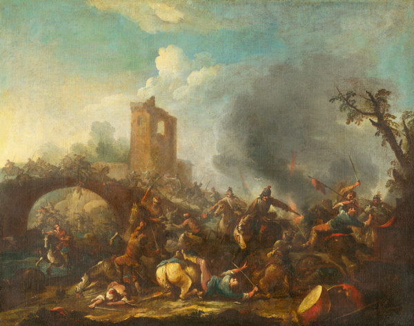 Battle Scene, 1740-1760.