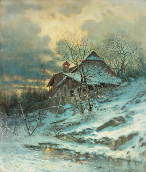 Winter scene, 1902.