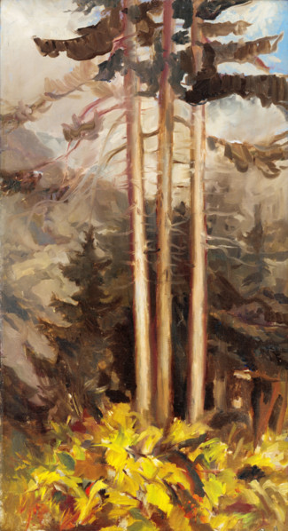 Spruces, c1930.
