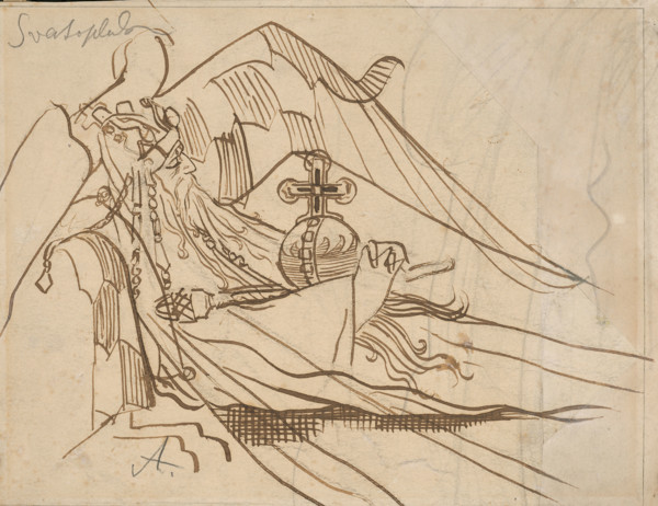 The Dying Svatopluk, 1880-1890.