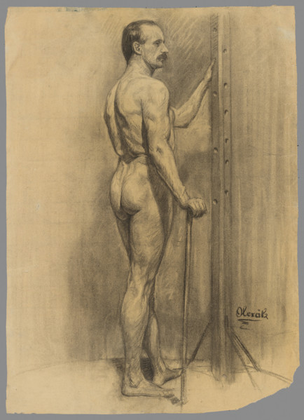 Study of a male nude, 1910-1920.