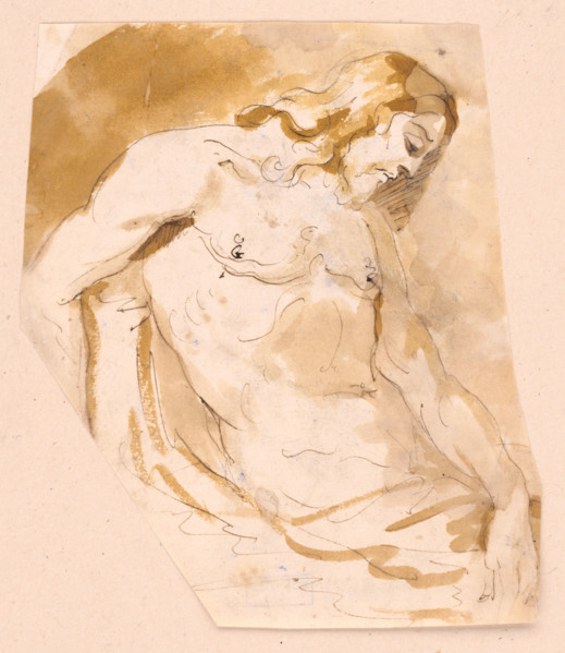 A reclining Christ, 1701/1800.