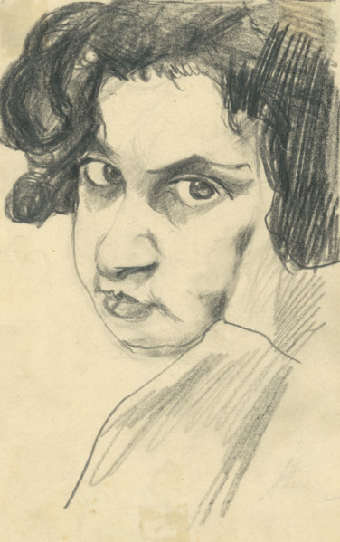 Study of a Woman's Head, 1918-1922.